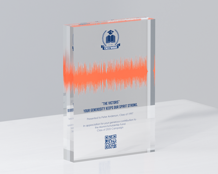 Donor & Volunteer Recognition - Acrylic Block