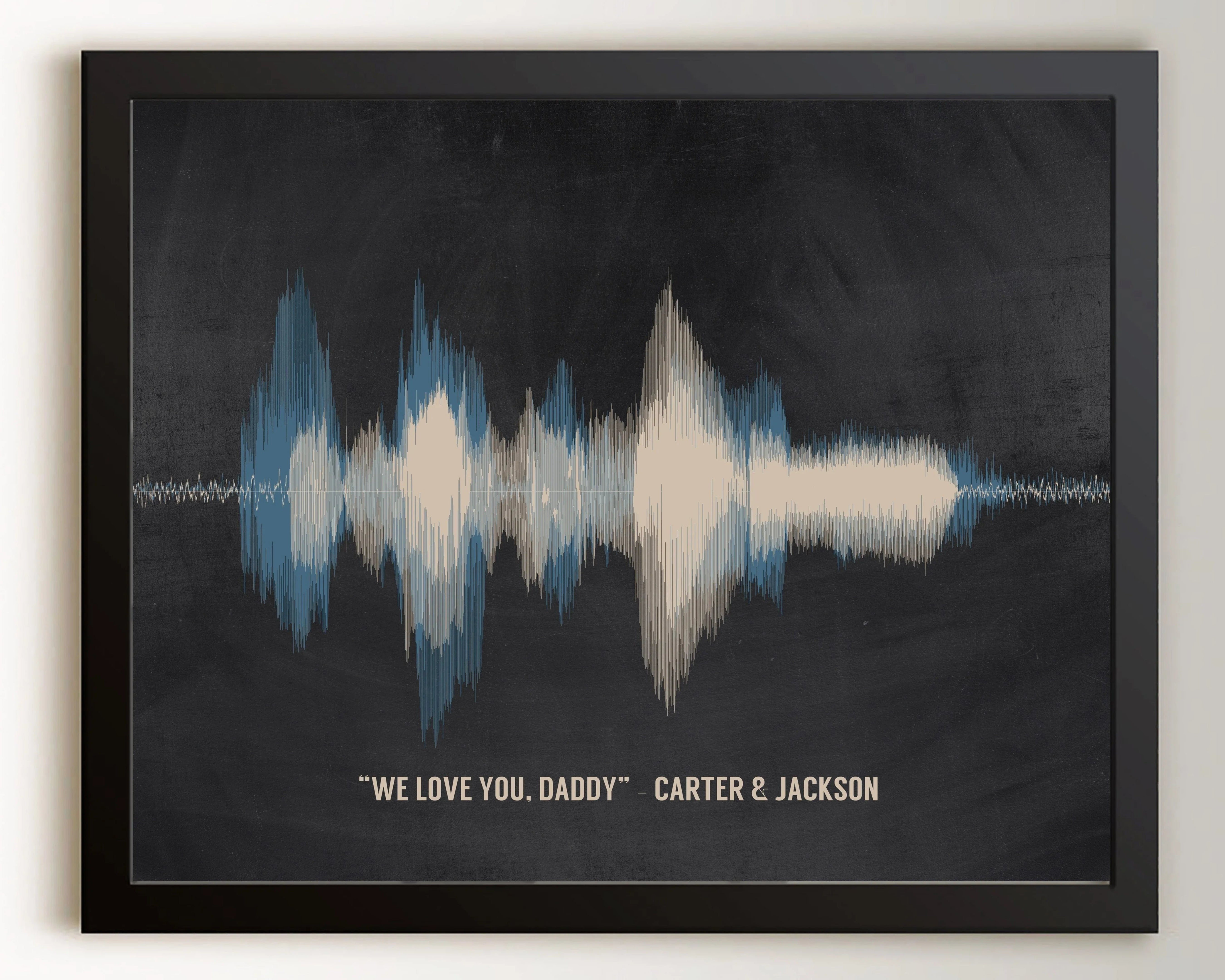 Fathers Day Gift for Dad - Voiceprint From Kids – Artsy Voiceprint
