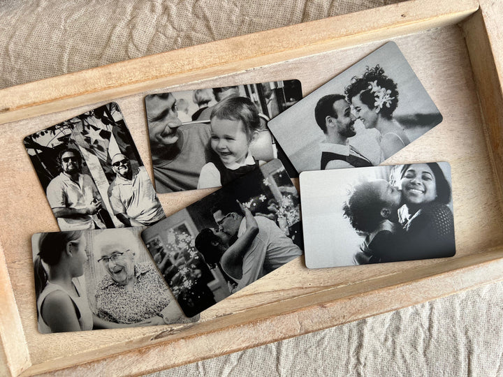6th Iron Anniversary: Personalized Wallet Card Insert