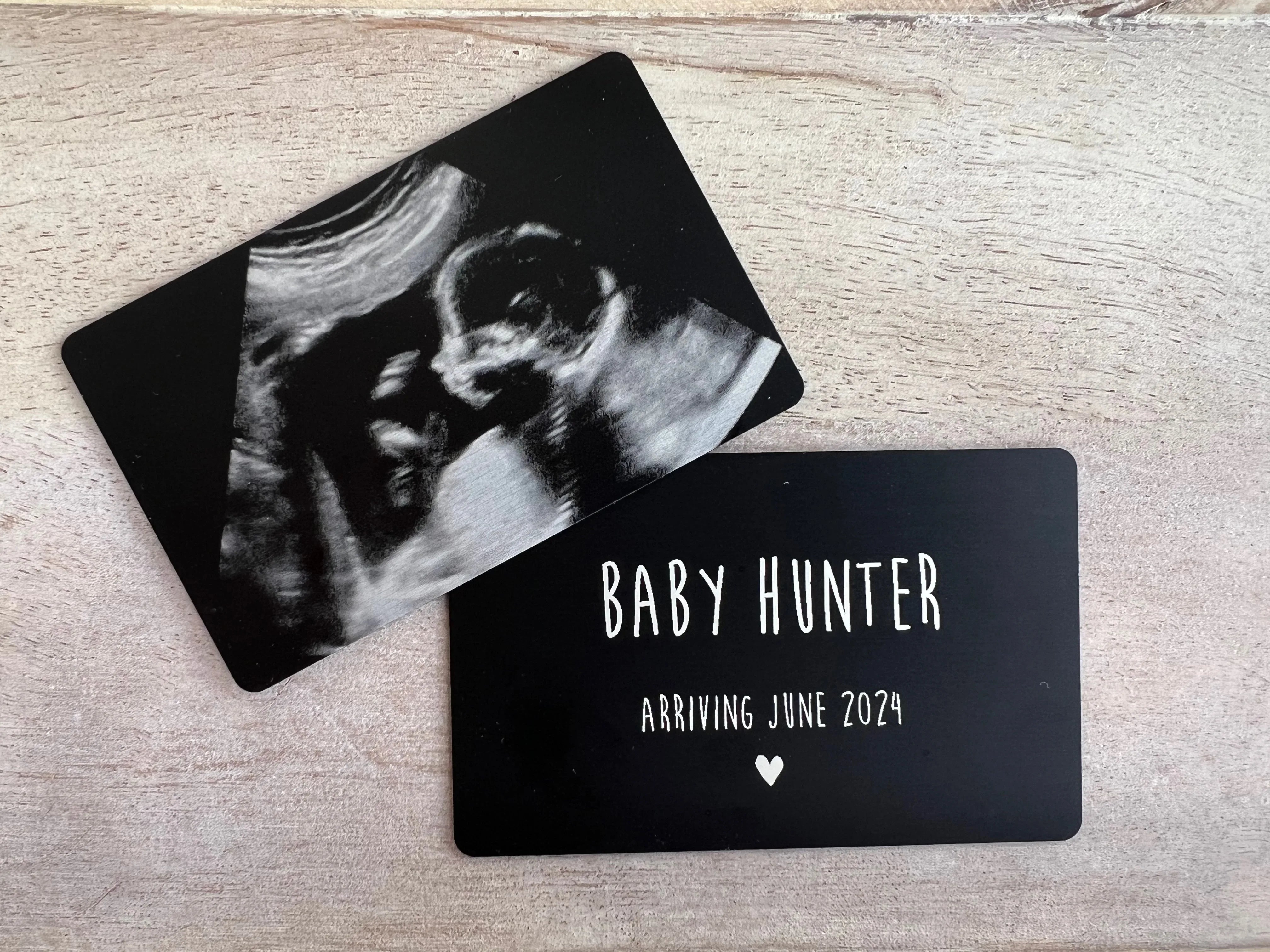 Baby Ultrasound Gift with a Heartbeat Wallet Card – Artsy Voiceprint