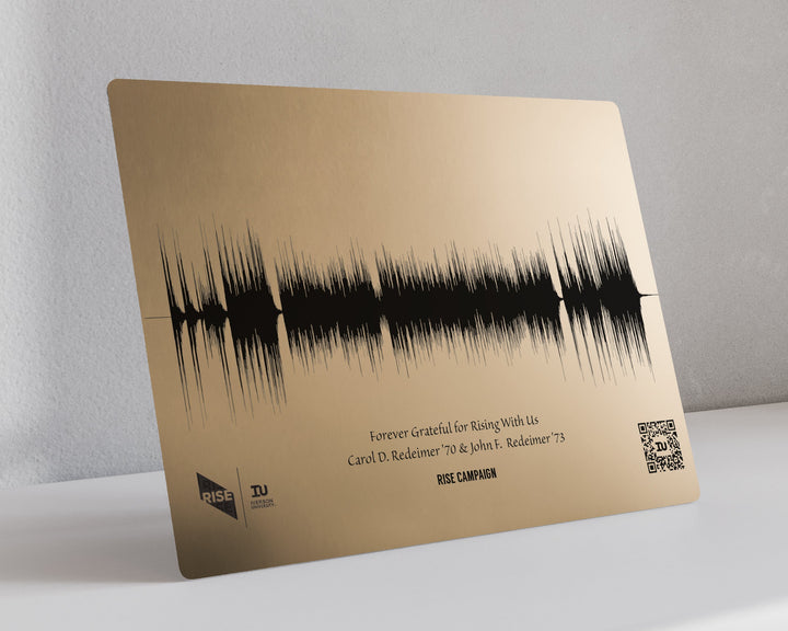 Donor & Volunteer Recognition - Metal