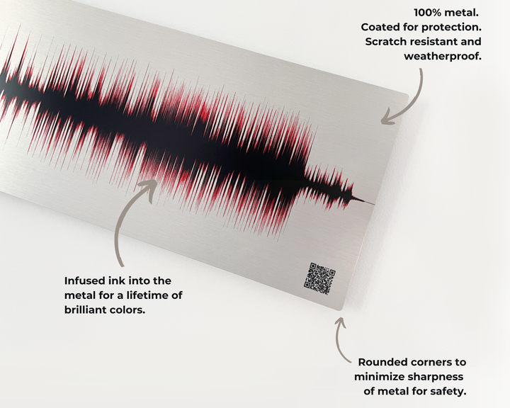Corporate Gift - Sound Wave Art Metal