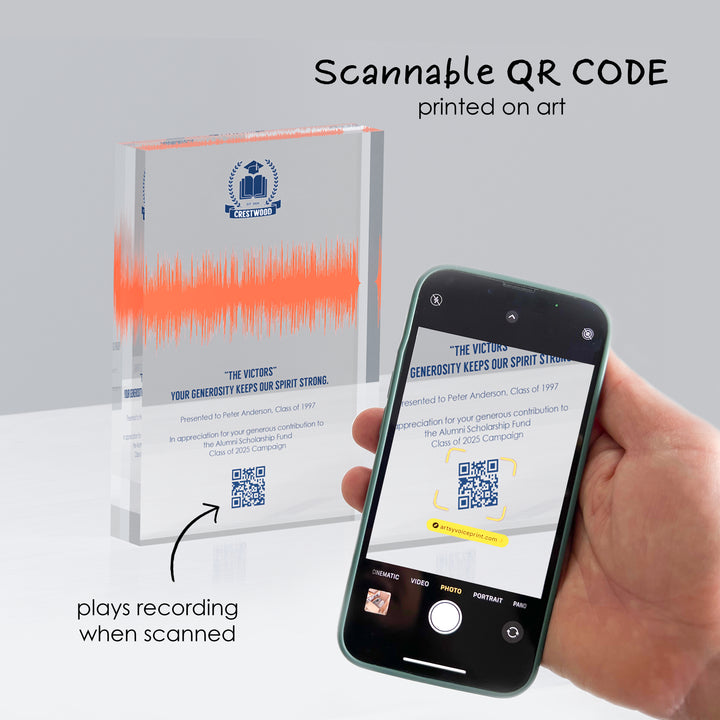 Donor & Volunteer Recognition - Acrylic Block