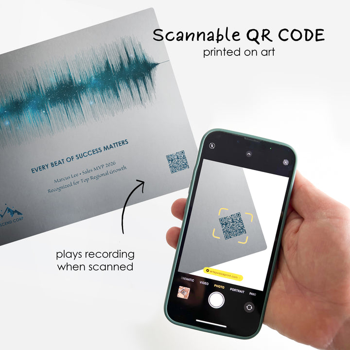 Corporate Gift - Sound Wave Art Metal