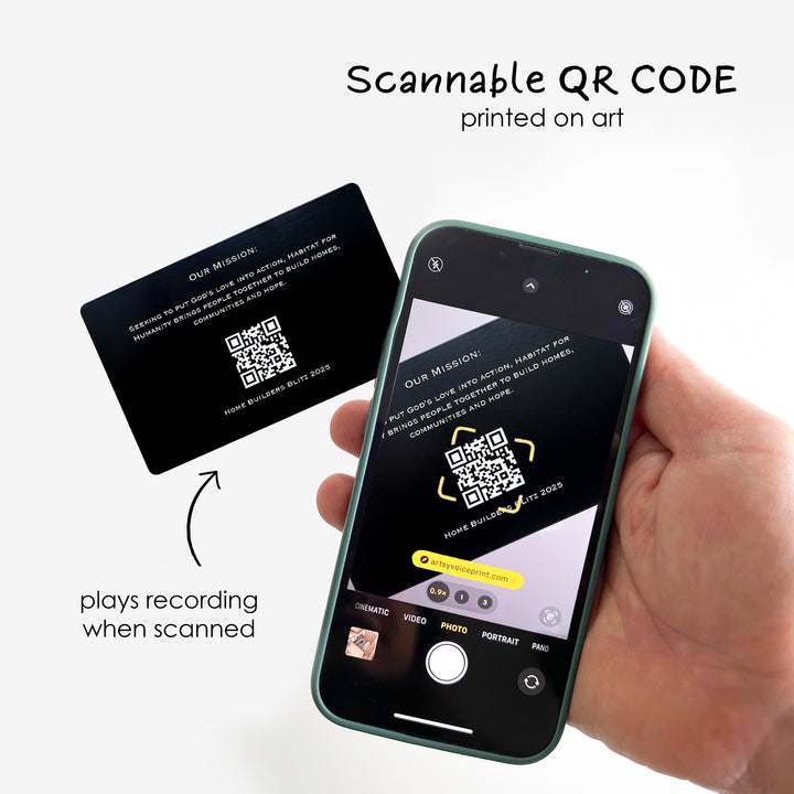 Donor & Volunteer Recognition - Metal Card