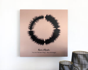 40th Anniversary Gifts For Parents Song Sound Wave Art