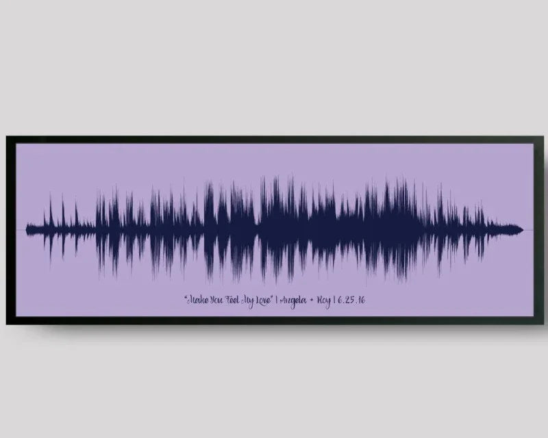 1st Paper Anniversary Gift For Him – Artsy Voiceprint