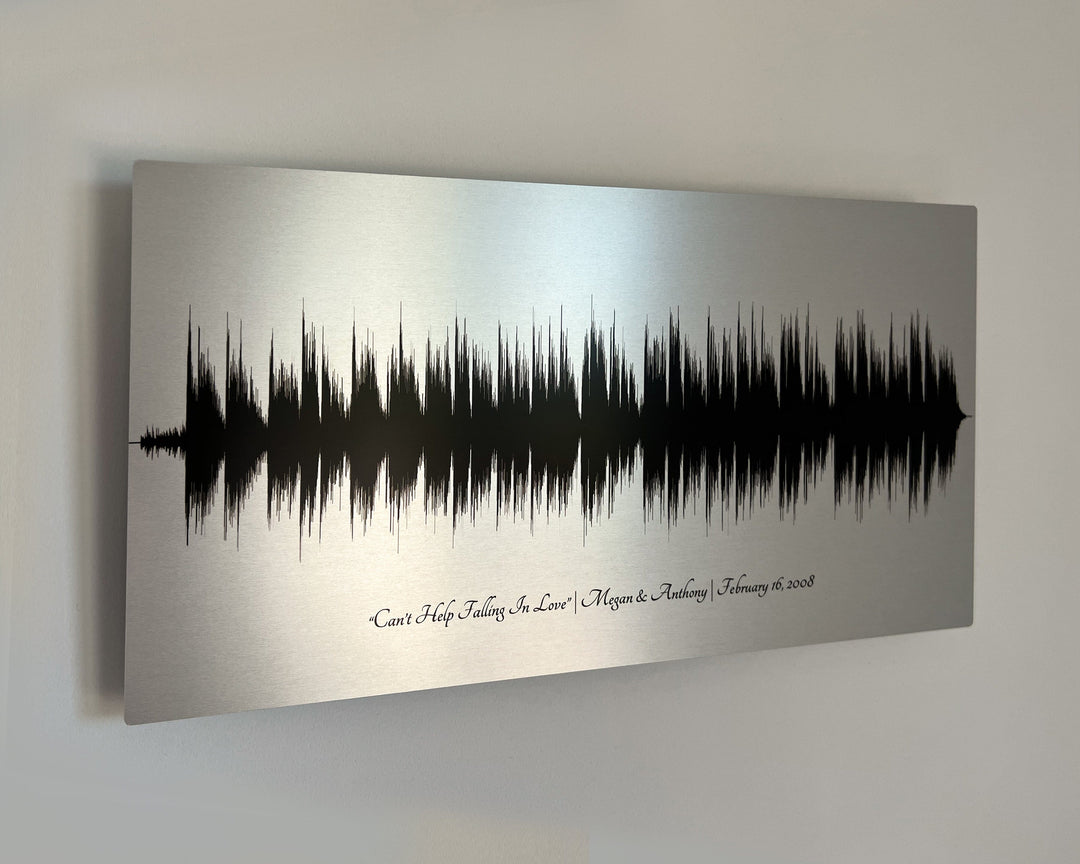 Metal Soundwave Prints