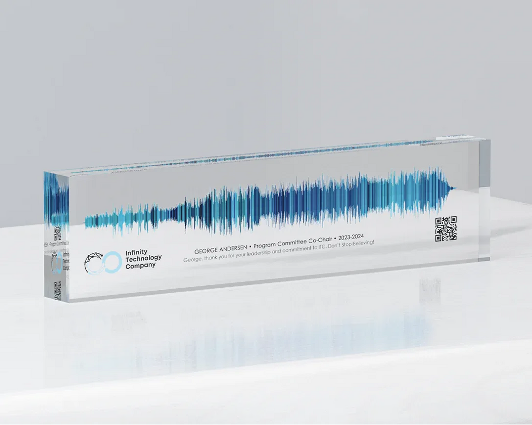 Acrylic Blocks - Artsy Voiceprint