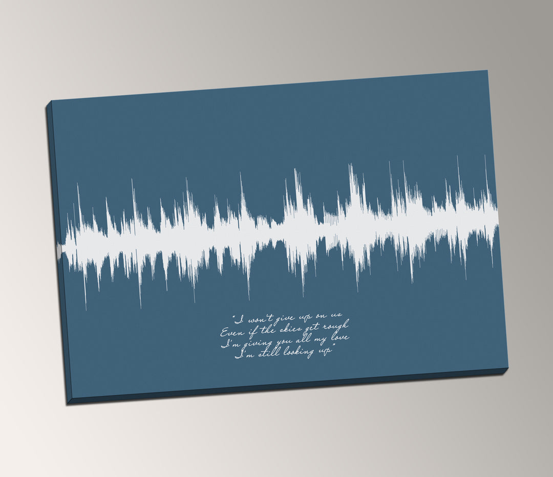Sound Wave Art For Any Song on Canvas