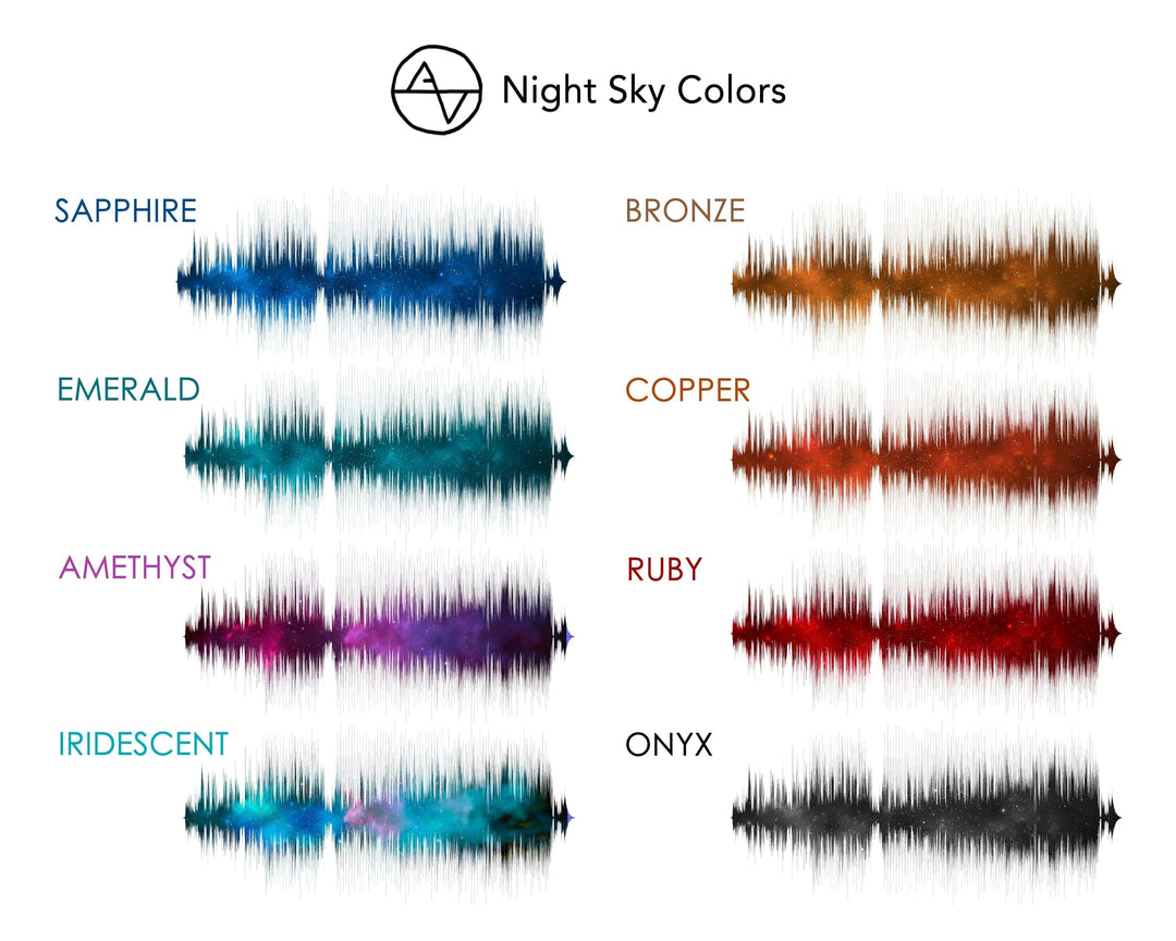 Corporate Gift - Sound Wave Art Night Sky Design