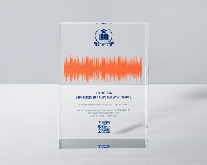 Donor & Volunteer Recognition - Acrylic Block
