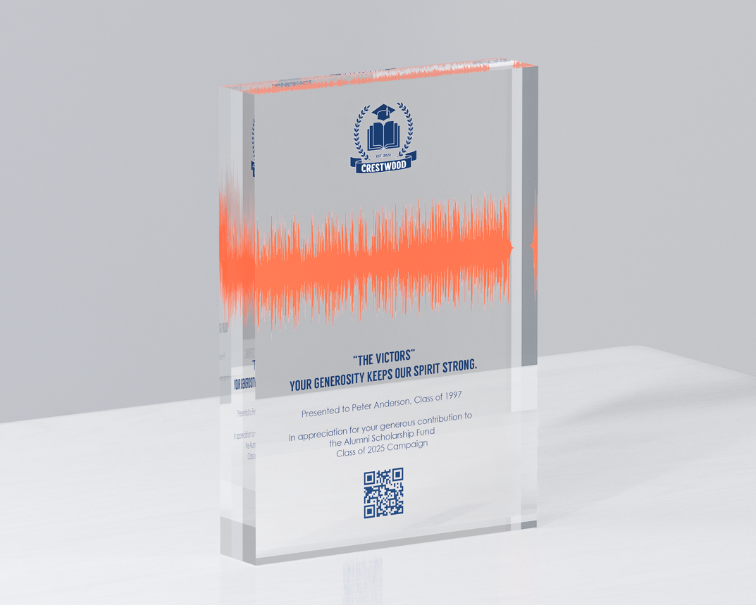 Donor & Volunteer Recognition - Acrylic Block