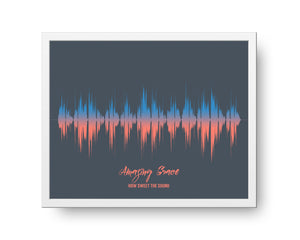 Song Lyric Wall Art - Custom Sound Wave