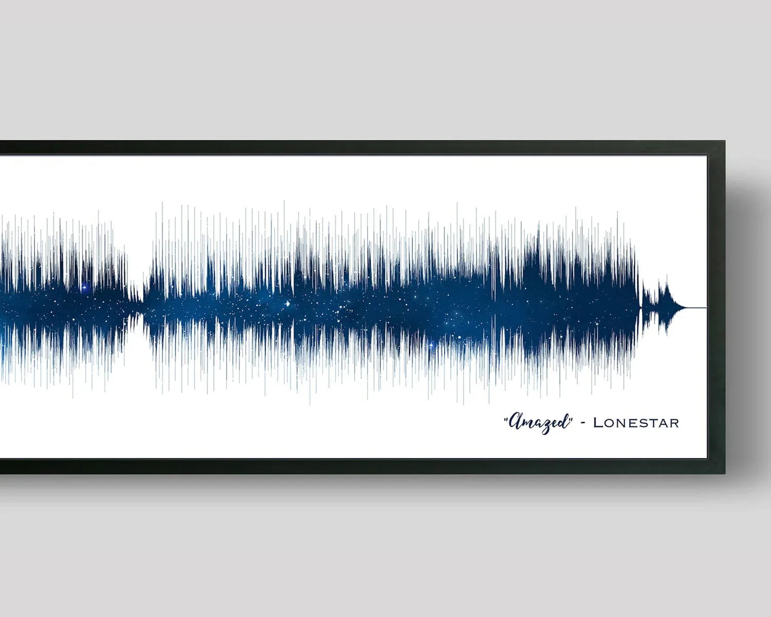 Father's Day Gift: Night Sky Print Song Sound Wave Art – Artsy