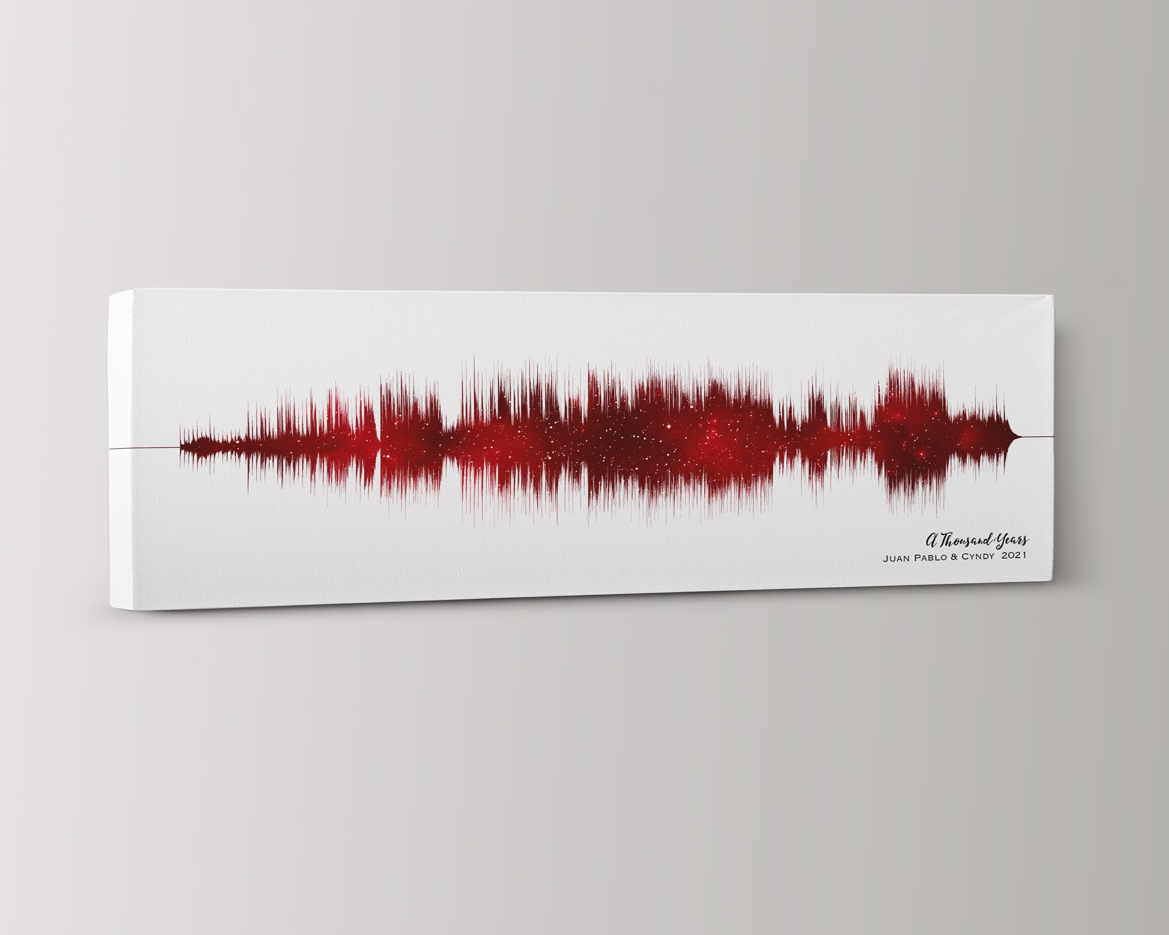 19th Anniversary Gift - Bronze Night Sky Sound Wave Art – Artsy