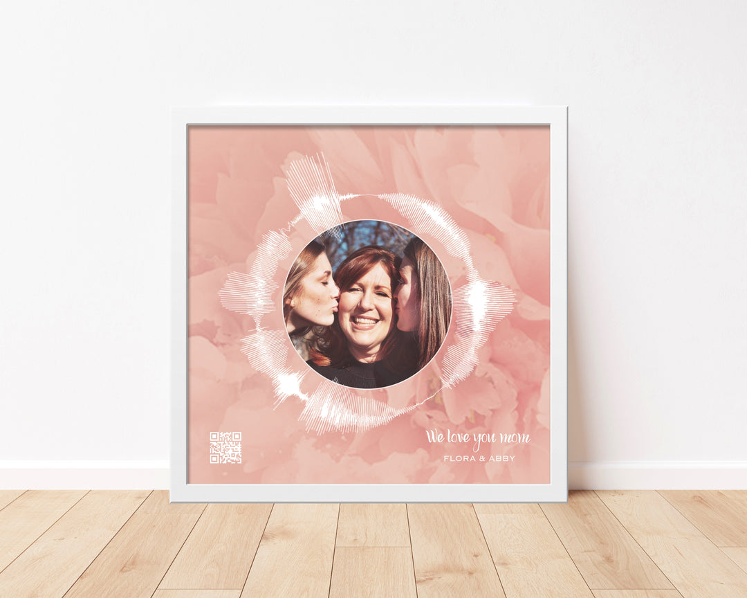 Circular Voice Recording & Photo Gift for Mom