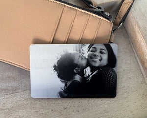 Personalized Gift For Mom - Metal Wallet Card