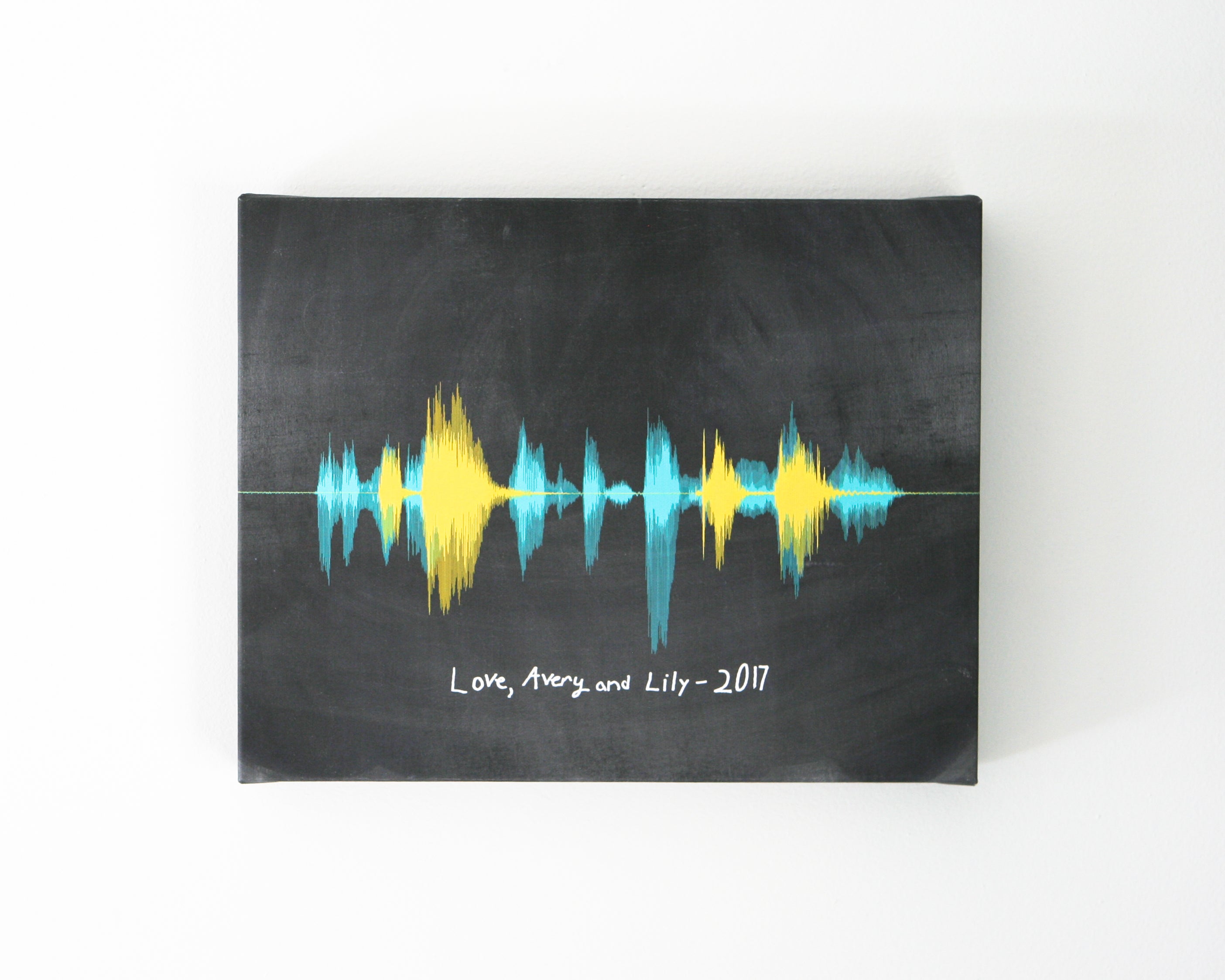Sound Wave Art Personalized Gift For Mom or Dad – Artsy Voiceprint