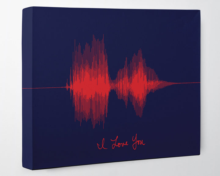 Personalized Valentine's Day Gift Soundwave Art