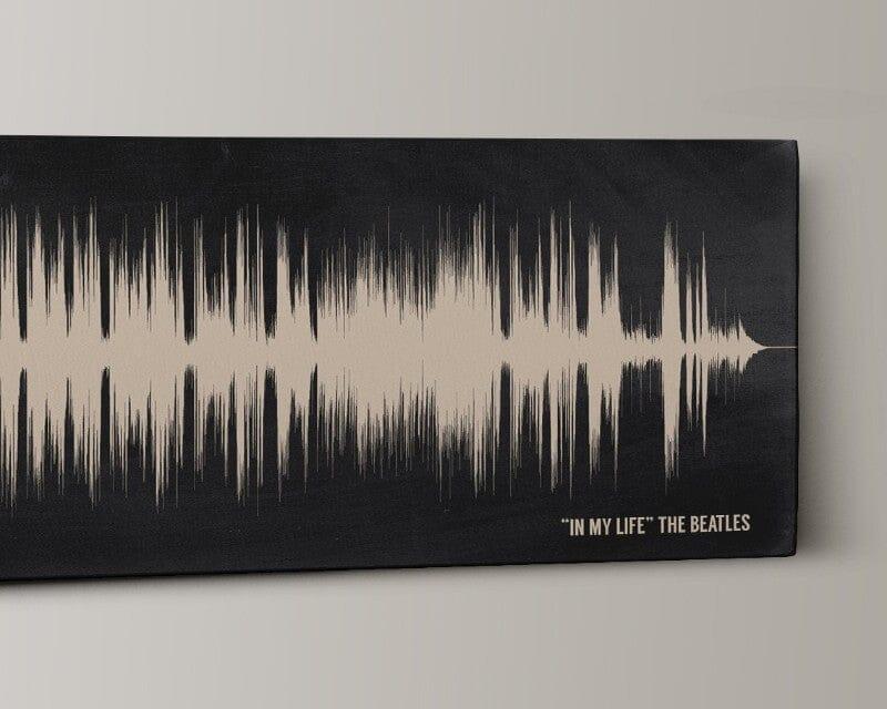 12th Wedding Anniversary Gift For Her - Sound Wave Art - Artsy Voiceprint