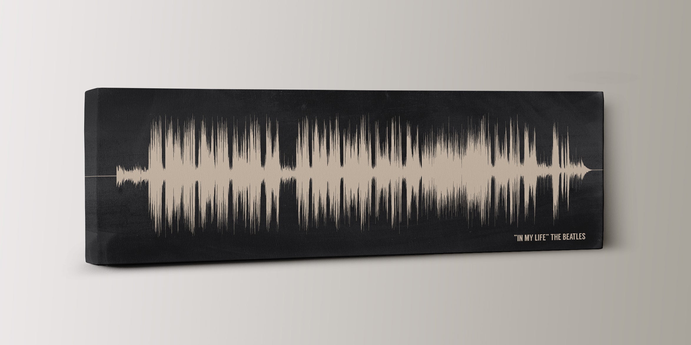 2nd Cotton Anniversary Gift with Wedding Song Sound Wave Art