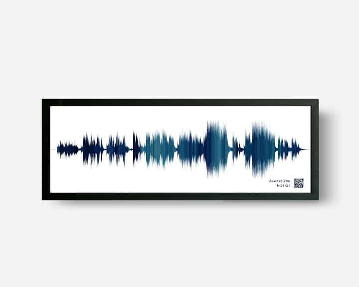 Birthday Gift For Boyfriend - Song Soundwave Art