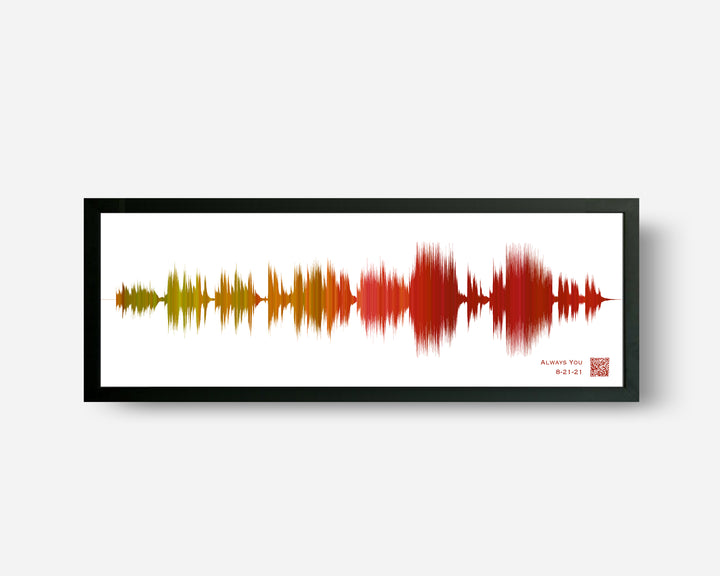 Soundwave Art Paper Anniversary Gifts With Any Song