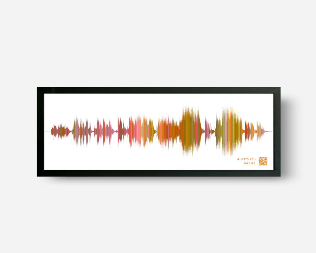 Soundwave Art Paper Anniversary Gifts With Any Song