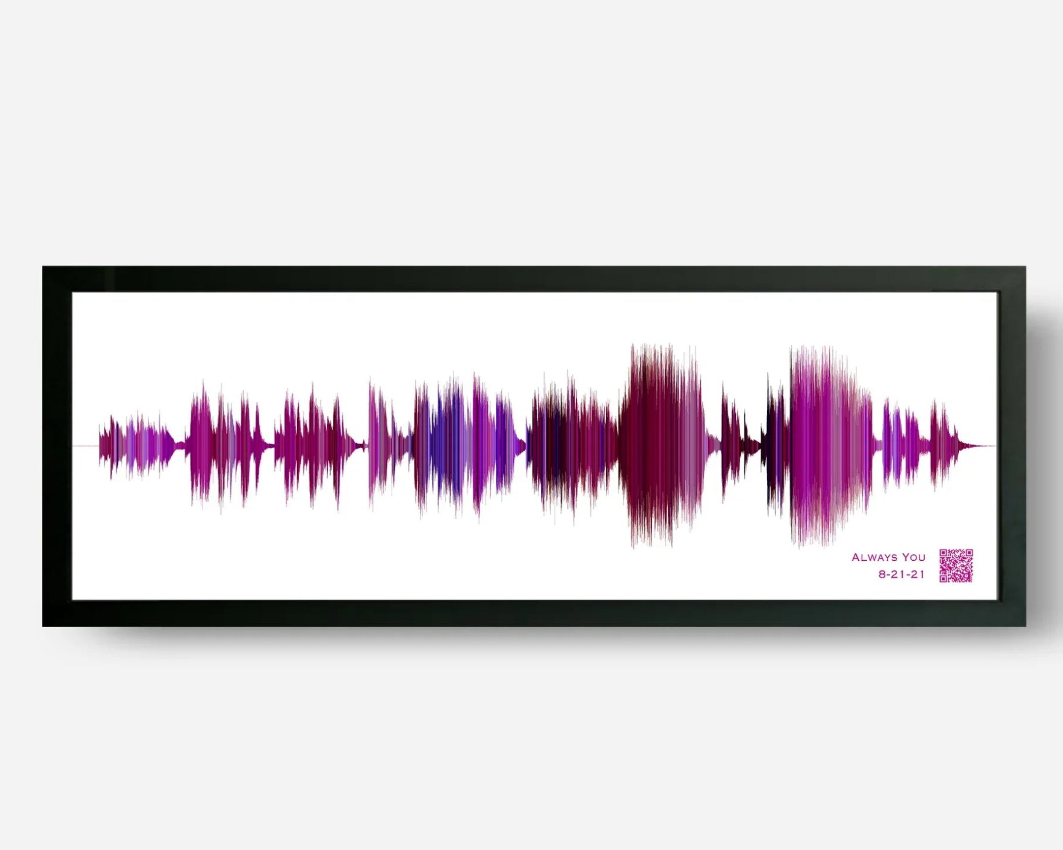 Sound Wave Art: The Ultimate 1st Paper Anniversary Gift – Artsy