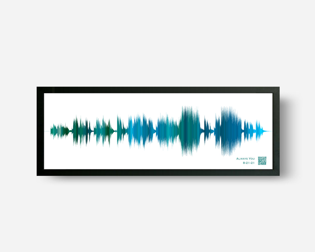 Birthday Gift For Boyfriend - Song Soundwave Art