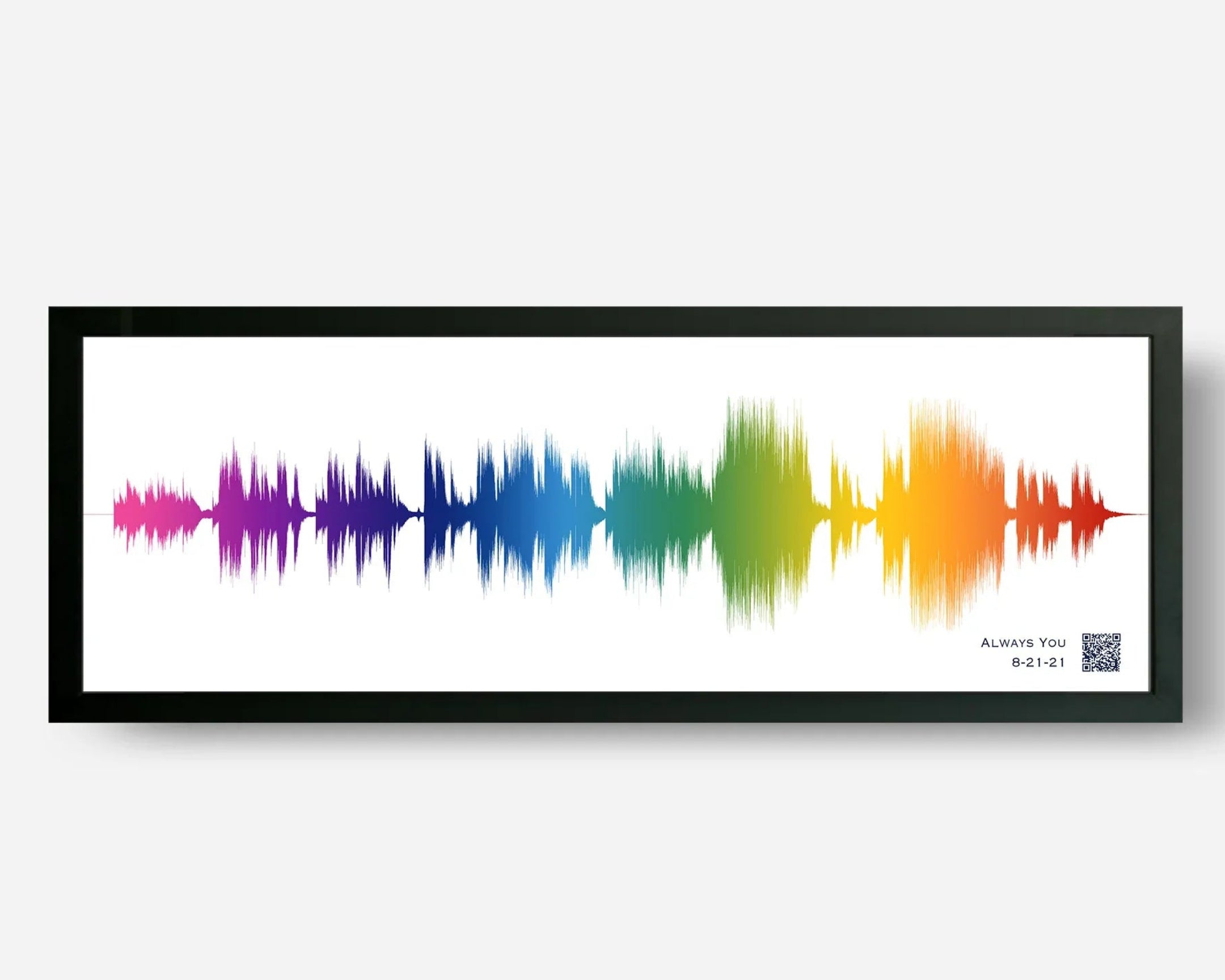 Personalized Voice Memo Sound Wave Art - Paper Anniversary – Artsy
