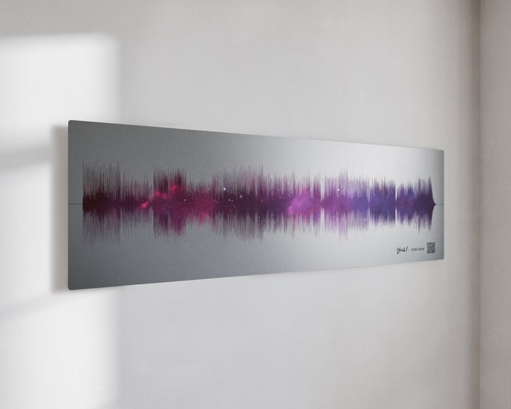 10 Year Tin Anniversary Night Sky Soundwave Art