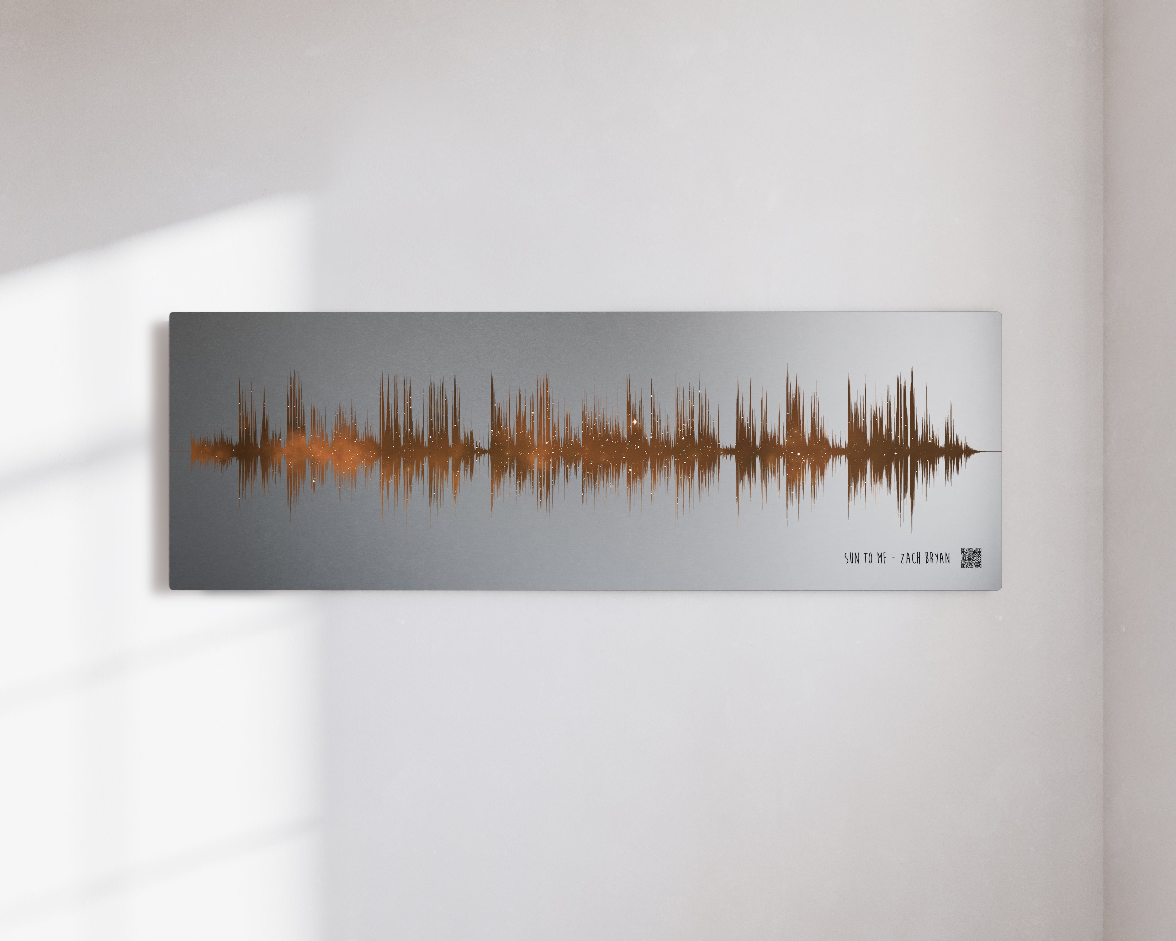 Personalized 20th Anniversary Night Sky Soundwave Art for Couples