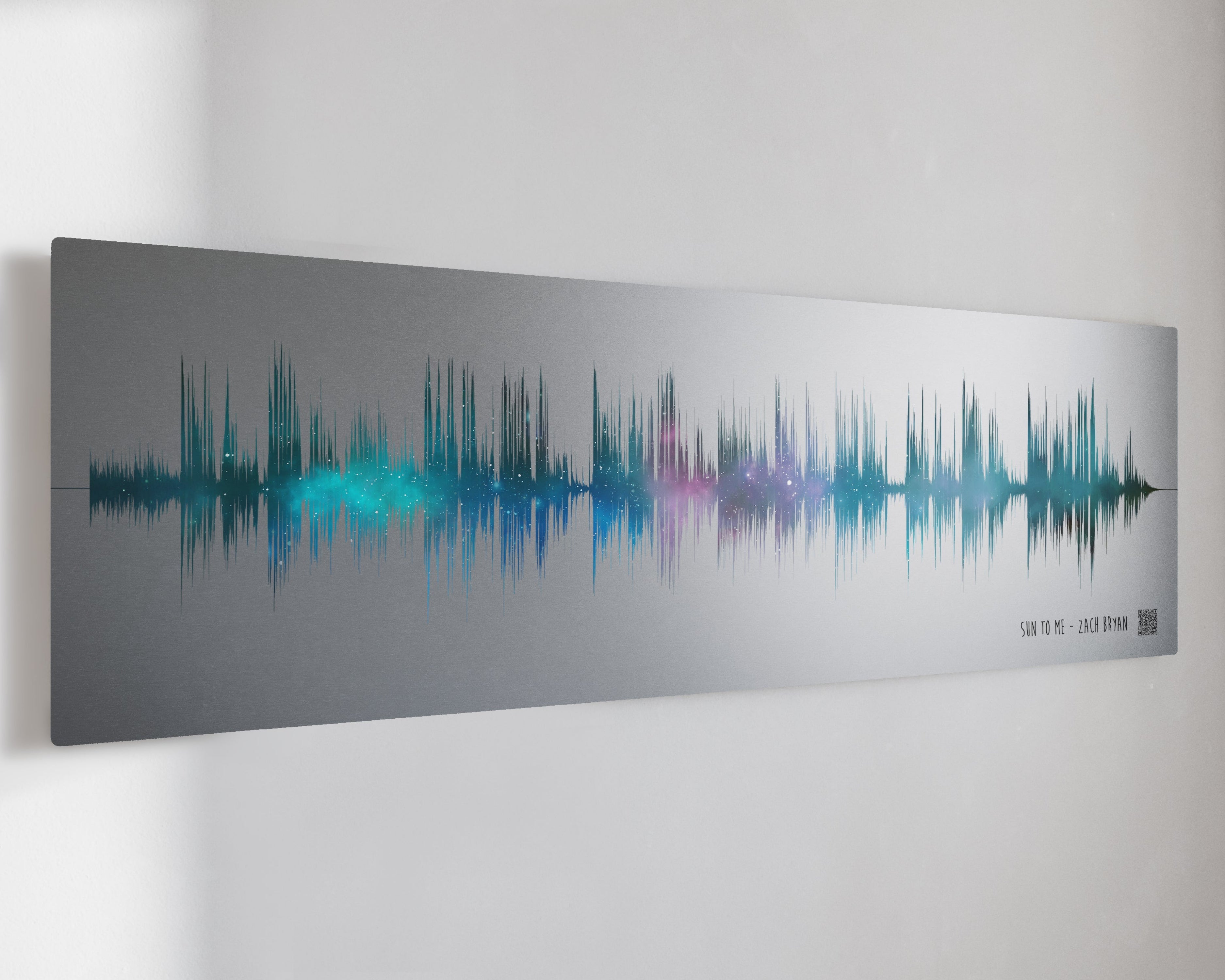 Personalized 20th Anniversary Night Sky Soundwave Art for Couples