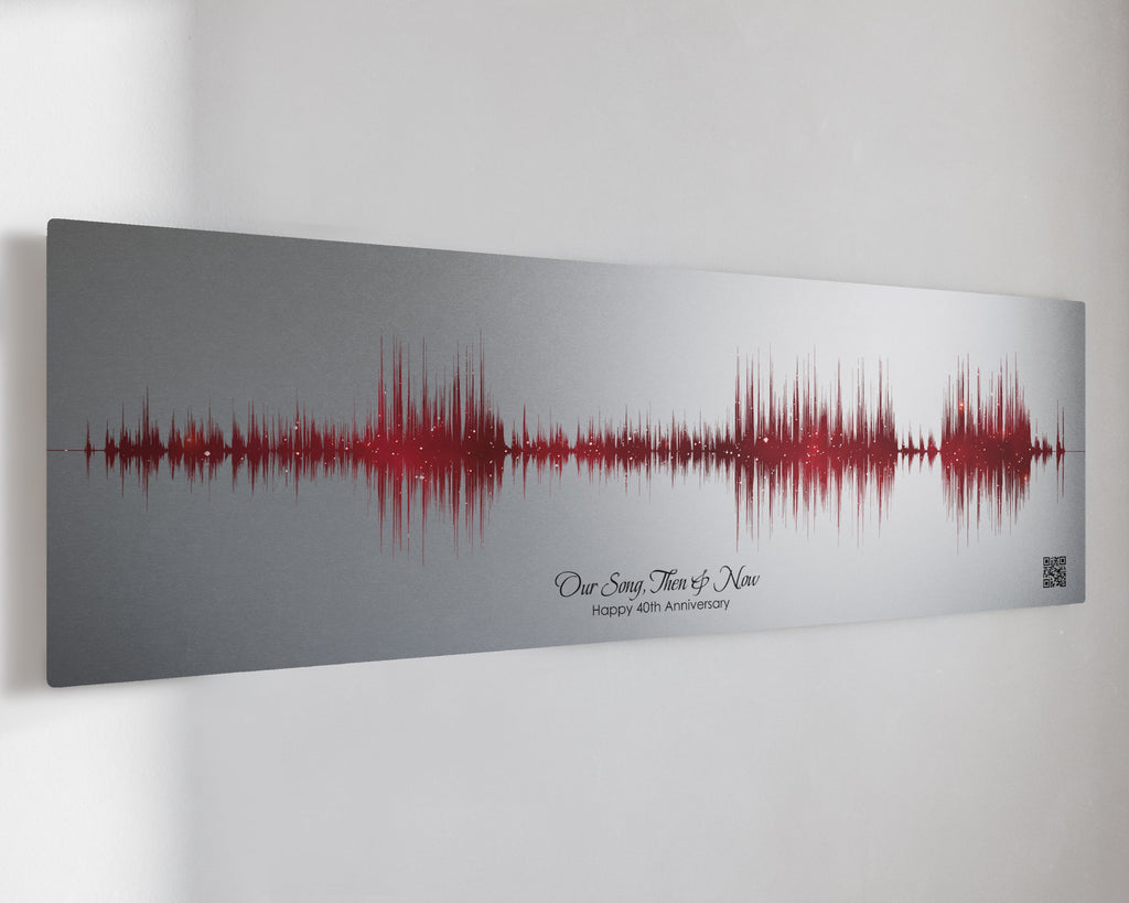 10th Year Anniversary Gift for Husband - Tin Night Sky Soundwave