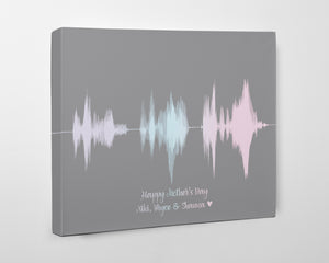 Multi Soundwave Art Gift For Mom