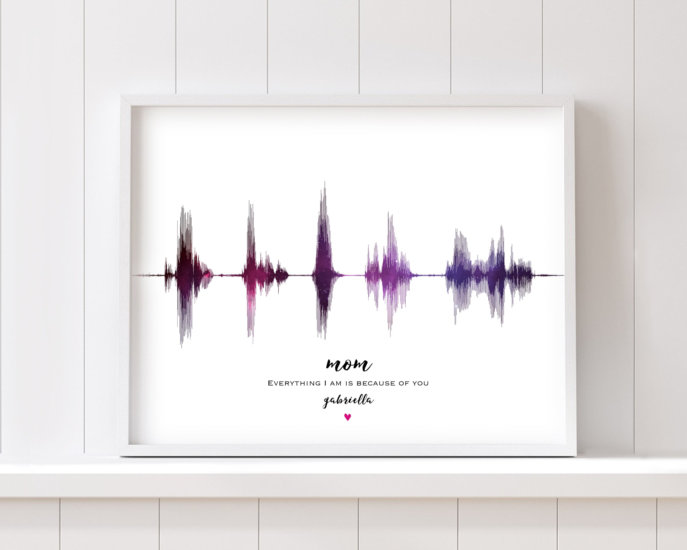 At Last, Sound Wave Canvas, high quality Anniversary Gift, Custom Canvas, Voice Wave Art, Canvas Art, Wedding Gift