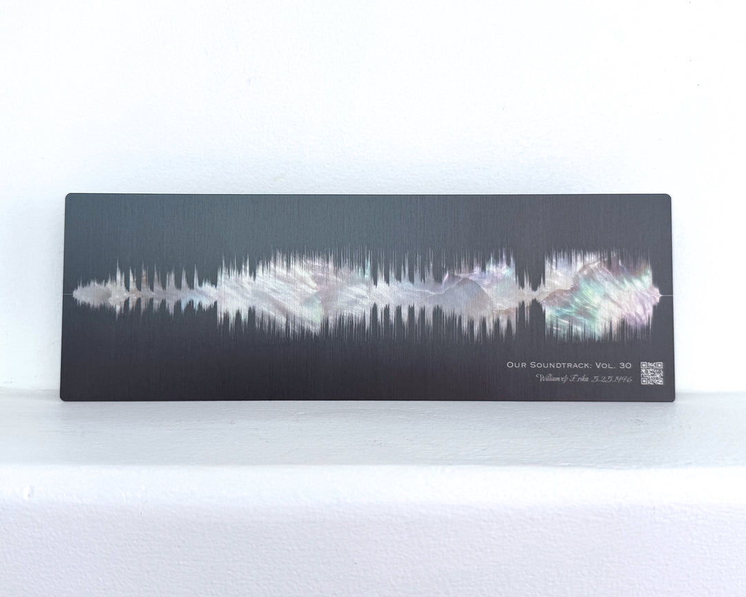 30th Pearl Wedding Anniversary Gift For Husband and Wife - Metal