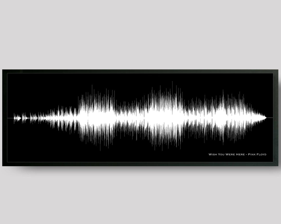 Father's Day Gift: Song Sound Wave Art Framed Musician Gifts