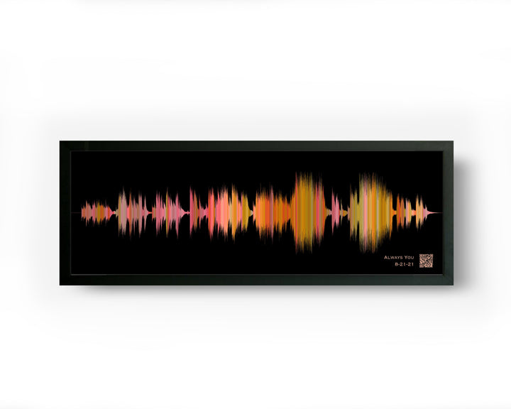 Soundwave Art Ombre Paper Anniversary Gifts With Any Song