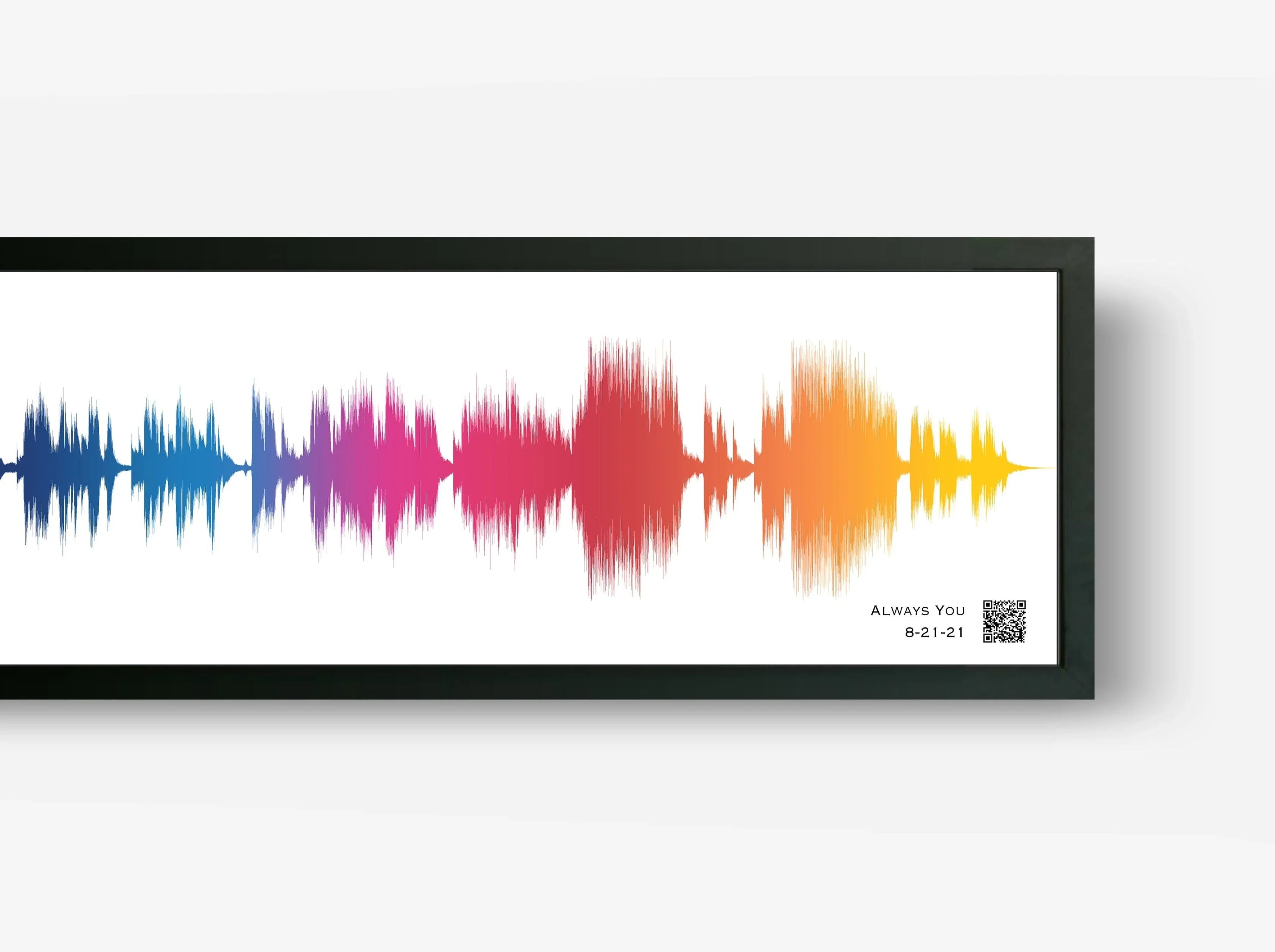 Sound Wave Art: The Ultimate 1st Paper Anniversary Gift – Artsy
