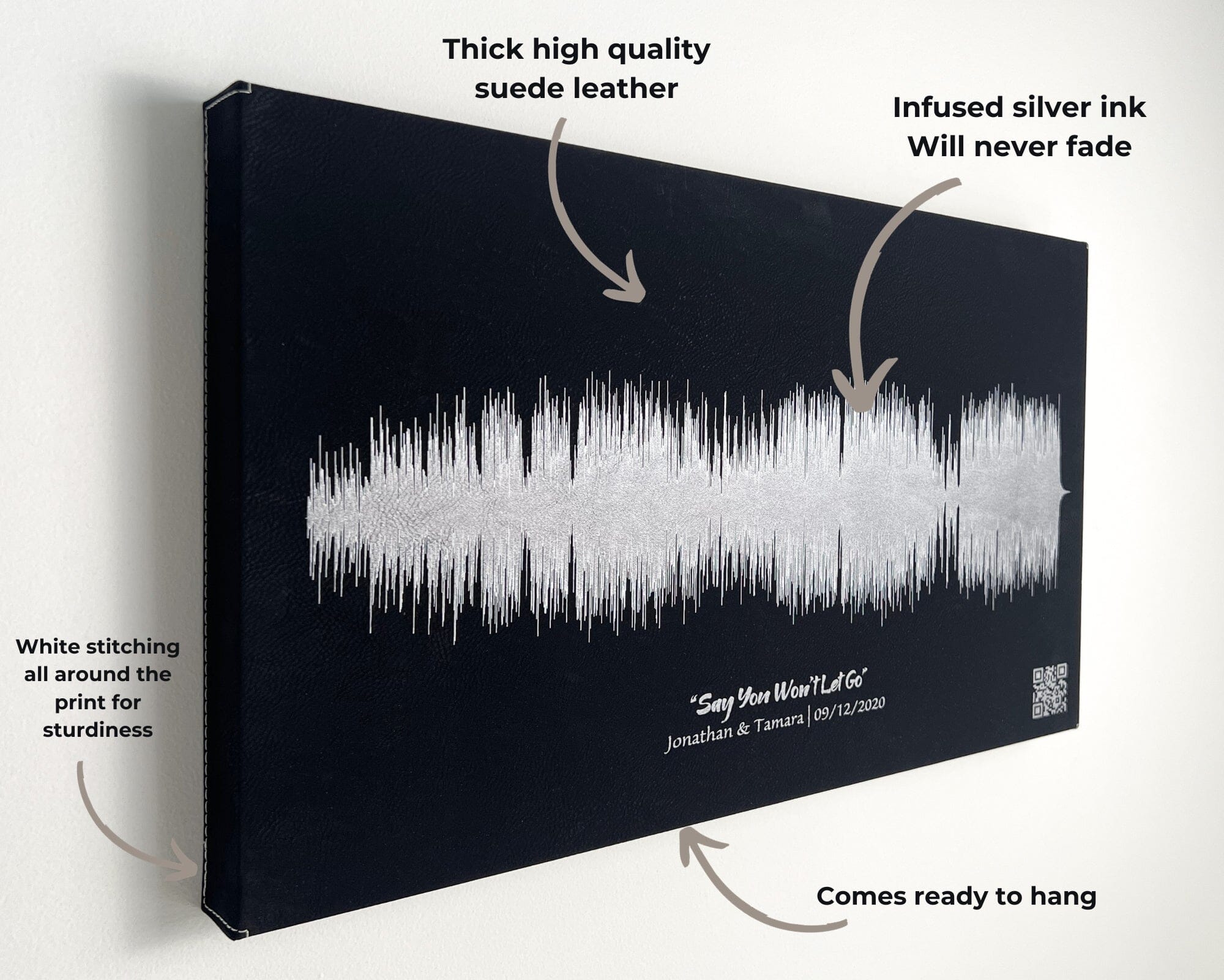 3rd Year Anniversary Gift For Him - Soundwave Art – Artsy Voiceprint