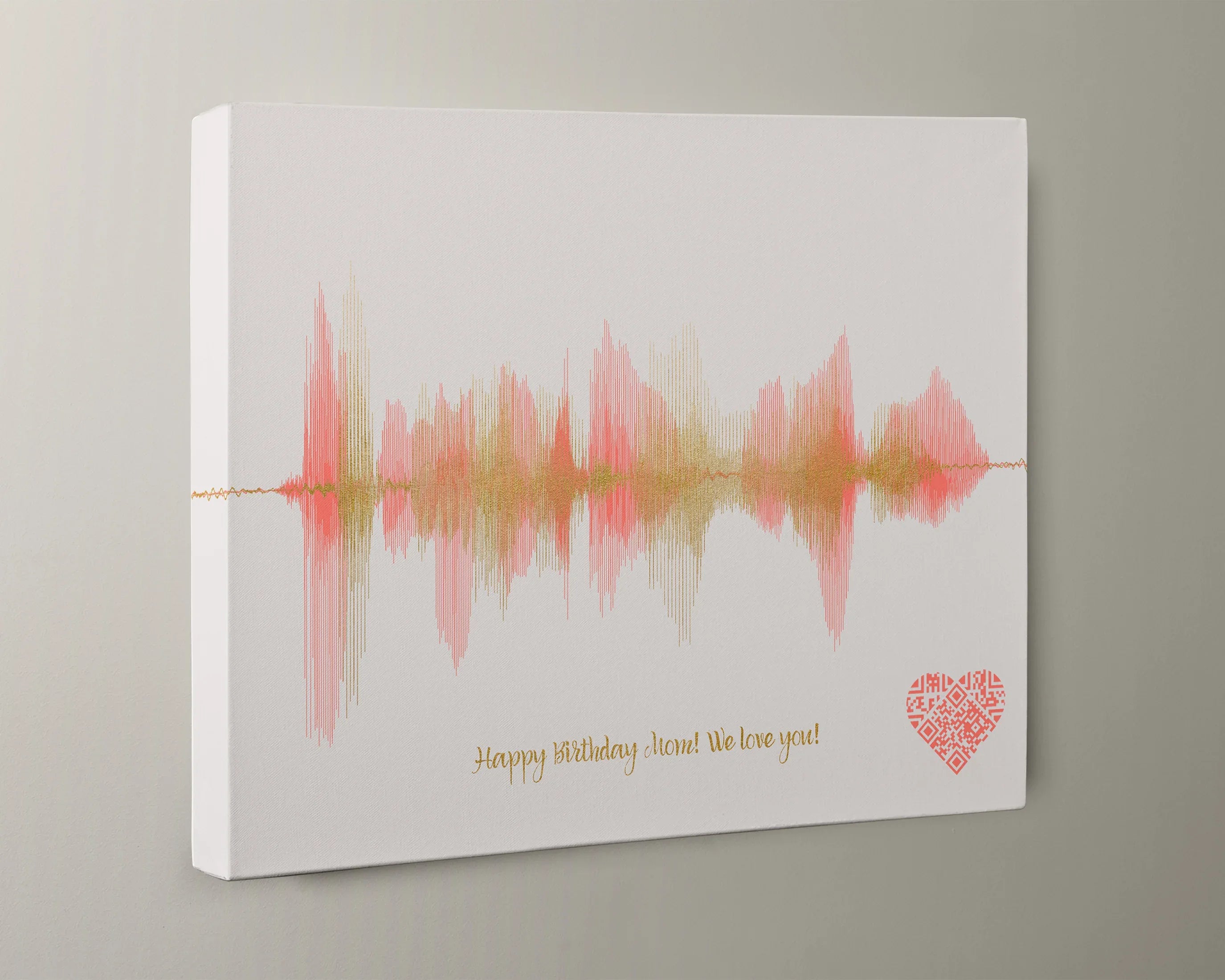アート・デザイン・音楽 BIRTH Mom Birthday Gift - Soundwave Art - Keepsake Mother's Day Gift