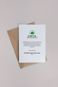 Custom Branded Note Card