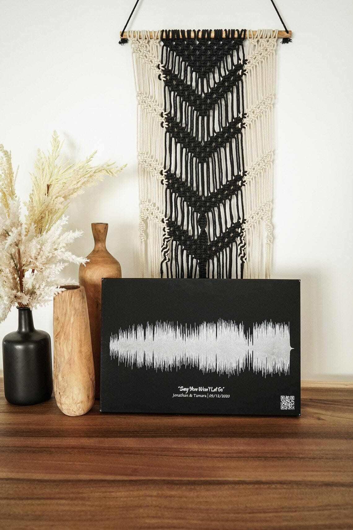 3rd Year Anniversary Gift For Him - Soundwave Art – Artsy Voiceprint