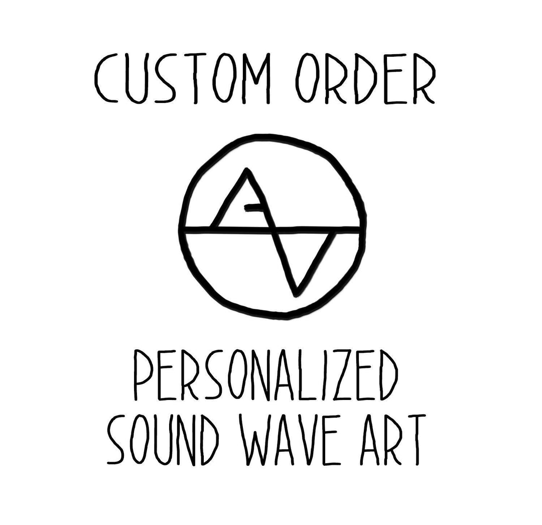 Sound Wave Art - Digital File Digital Artsy Voiceprint 