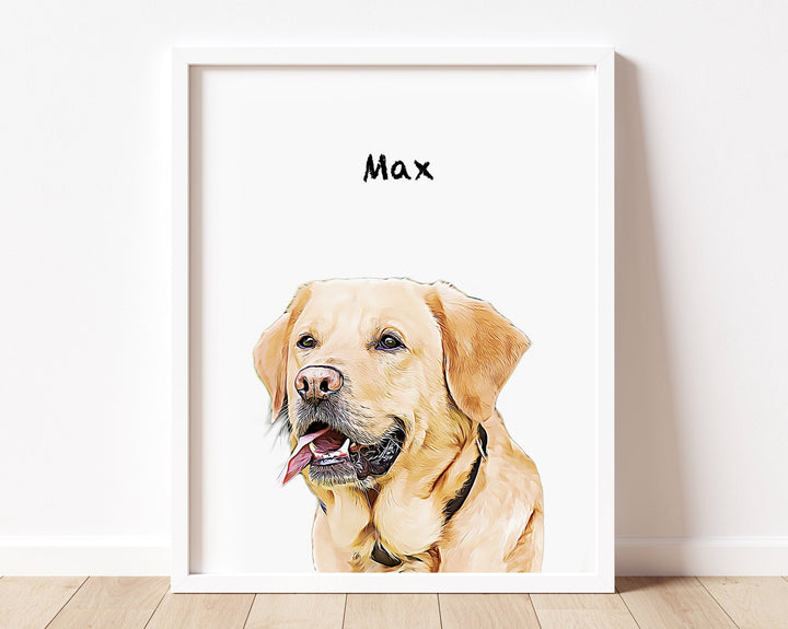 Custom Pet Portrait From Photo