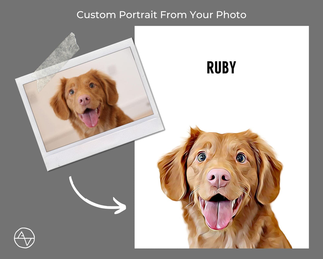 Custom Pet Portrait for Mother's Day