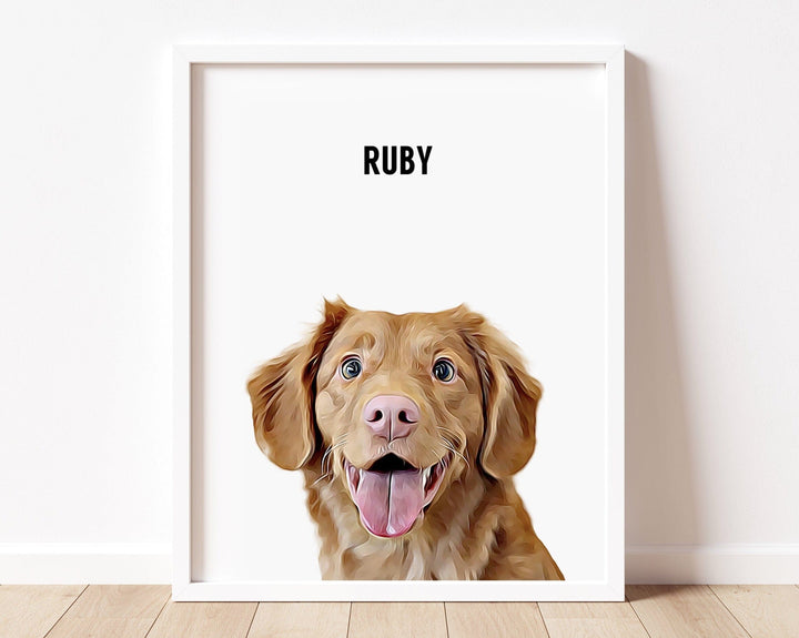 Custom Pet Portrait for Mother's Day